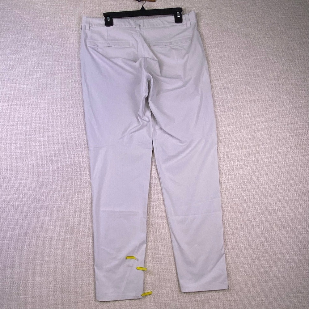 Lululemon Pants 33 (34x30.5) Mens Commision Slim Ventlight White LM5AF5S GUC - Picture 3 of 12